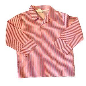 Vintage Nannekins Pinstriped Button Up 2T